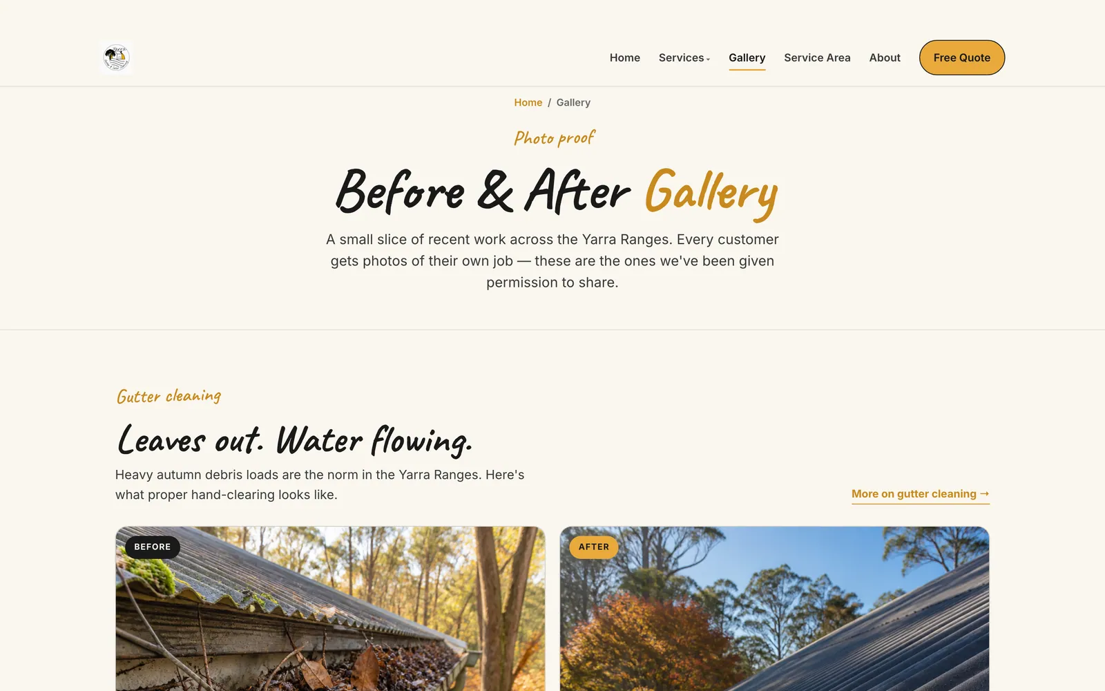 Yarra Gutter — Gallery