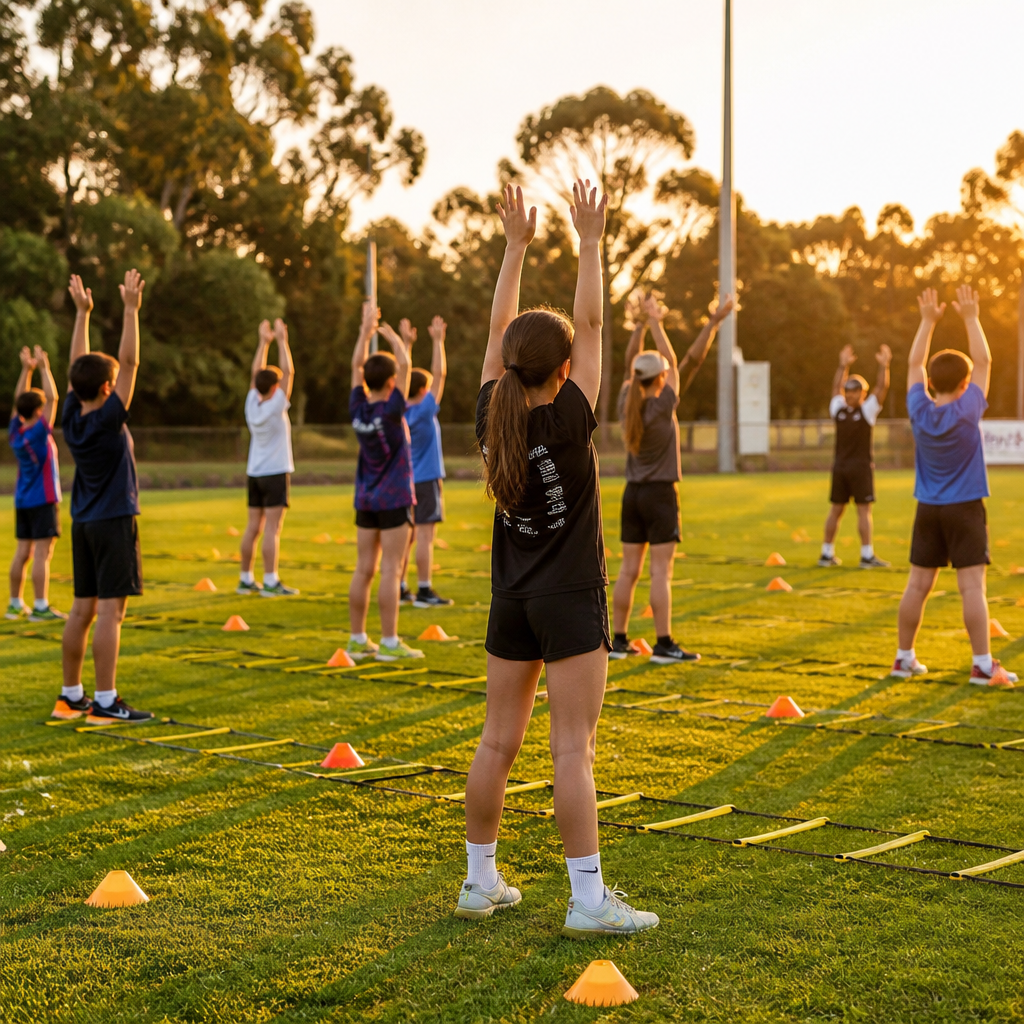 Speed and agility school holiday camp