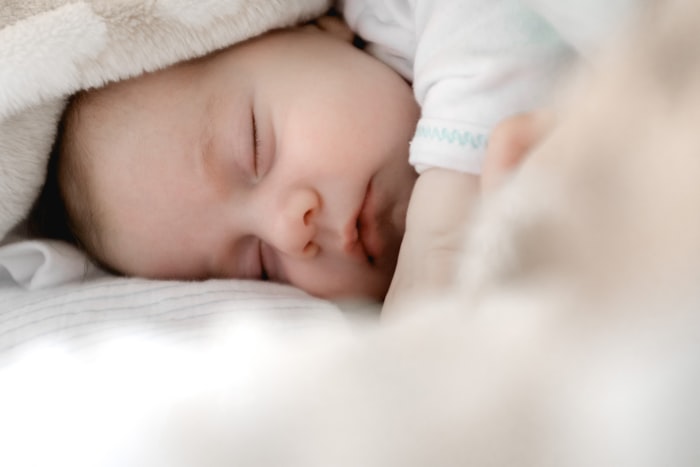 Sleeping newborn